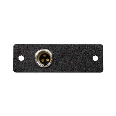 Legrand 16259 | Wiremold Audio/Video Interface Plates (AVIP) Mini XLR 3-Pin Male to Solder Cups (TAA Compliant)