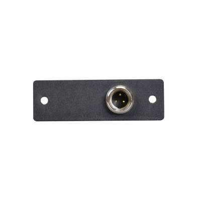 Legrand 16262 | Wiremold Audio/Video Interface Plates (AVIP) Switchcraft Mini XLR 3-Pin Male to Solder Cups (TAA Compliant)