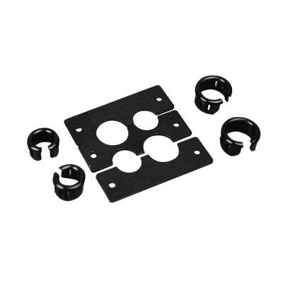 Legrand 16270 | Wiremold Audio/Video Interface Plates (AVIP) Cable Kit, 4 Openings (2 small and 2 large) (TAA Compliant)