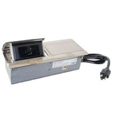 Legrand 16337 | deQuorum Dual Flip-Up Unit with USB - Brushed Stainless Steel