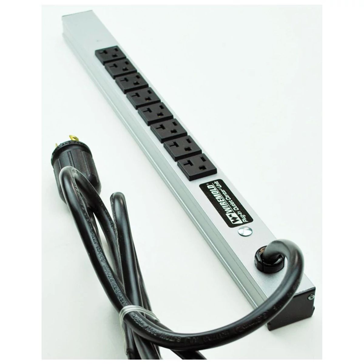 Legrand 2008ULBD20R-TL | Narrow, 20in Gray with 8 5-20r recepts