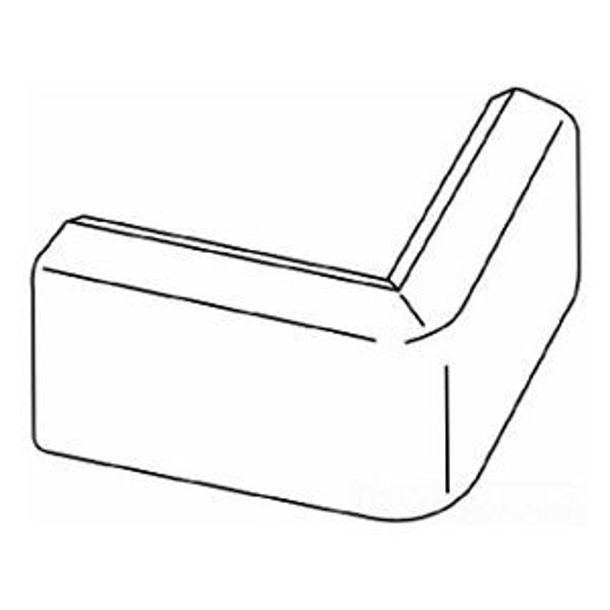 Legrand 2318-WH | 2300 External Elbow Fitting, White