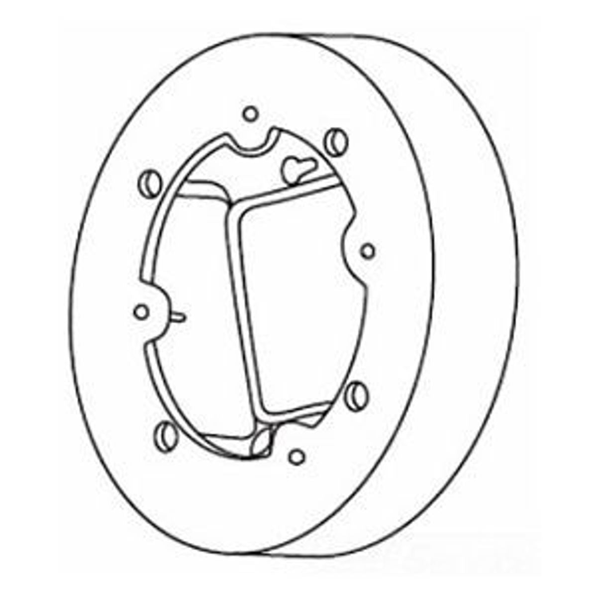 Legrand 2338A-WH | Nonmetallic round fixture box 2300 White