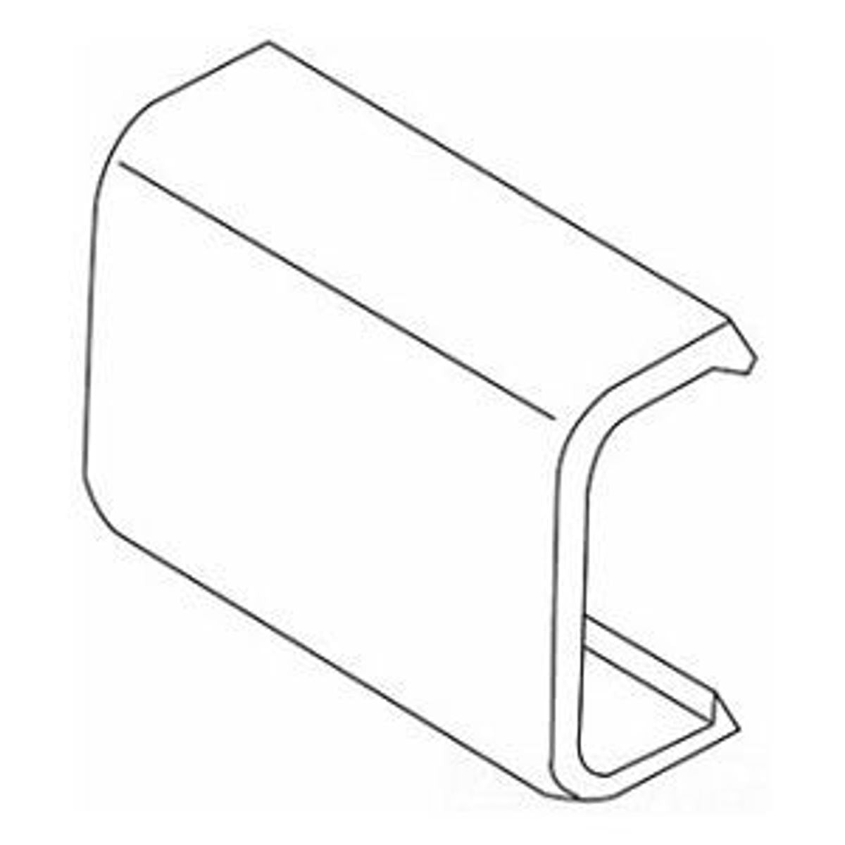 Legrand 2706 | Uniduct& 2700 Series Cover Clip Fitting, Ivory