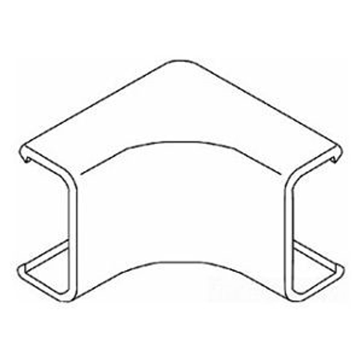 Legrand 2717 | Uniduct& 2700 Series Internal Elbow Fitting, Ivory