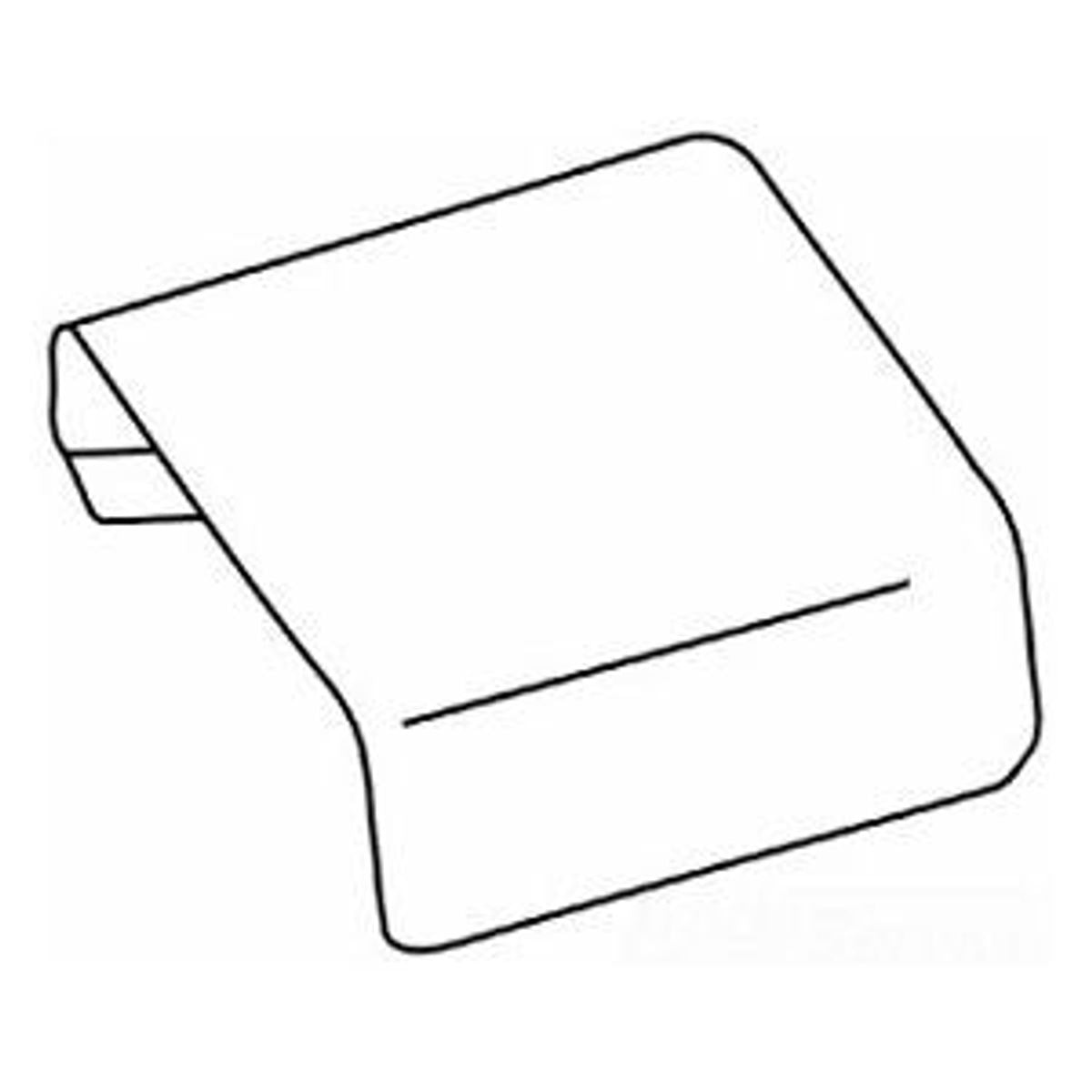 Legrand 406-WH | Nonmetallic cover clip 400 White