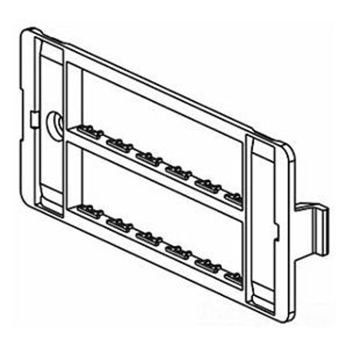 Legrand 5507-6TJ | 5500 Series Faceplates, six TrackJack