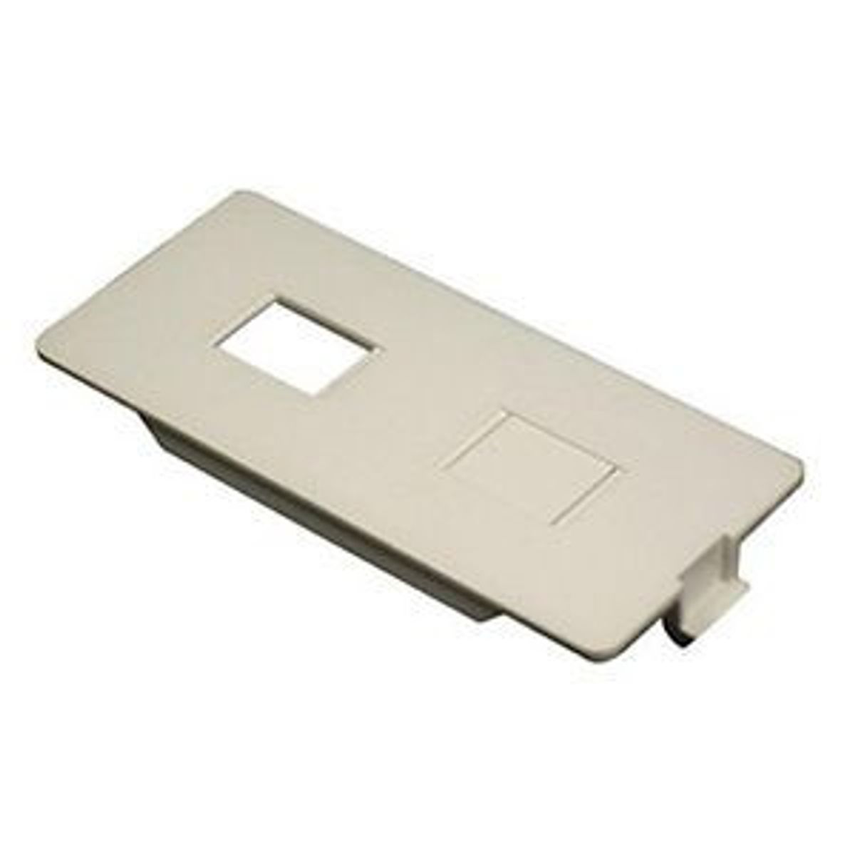 Legrand 5507RJ | 5500 Series Dual RJ11/RJ45 Connector Faceplate, Ivory