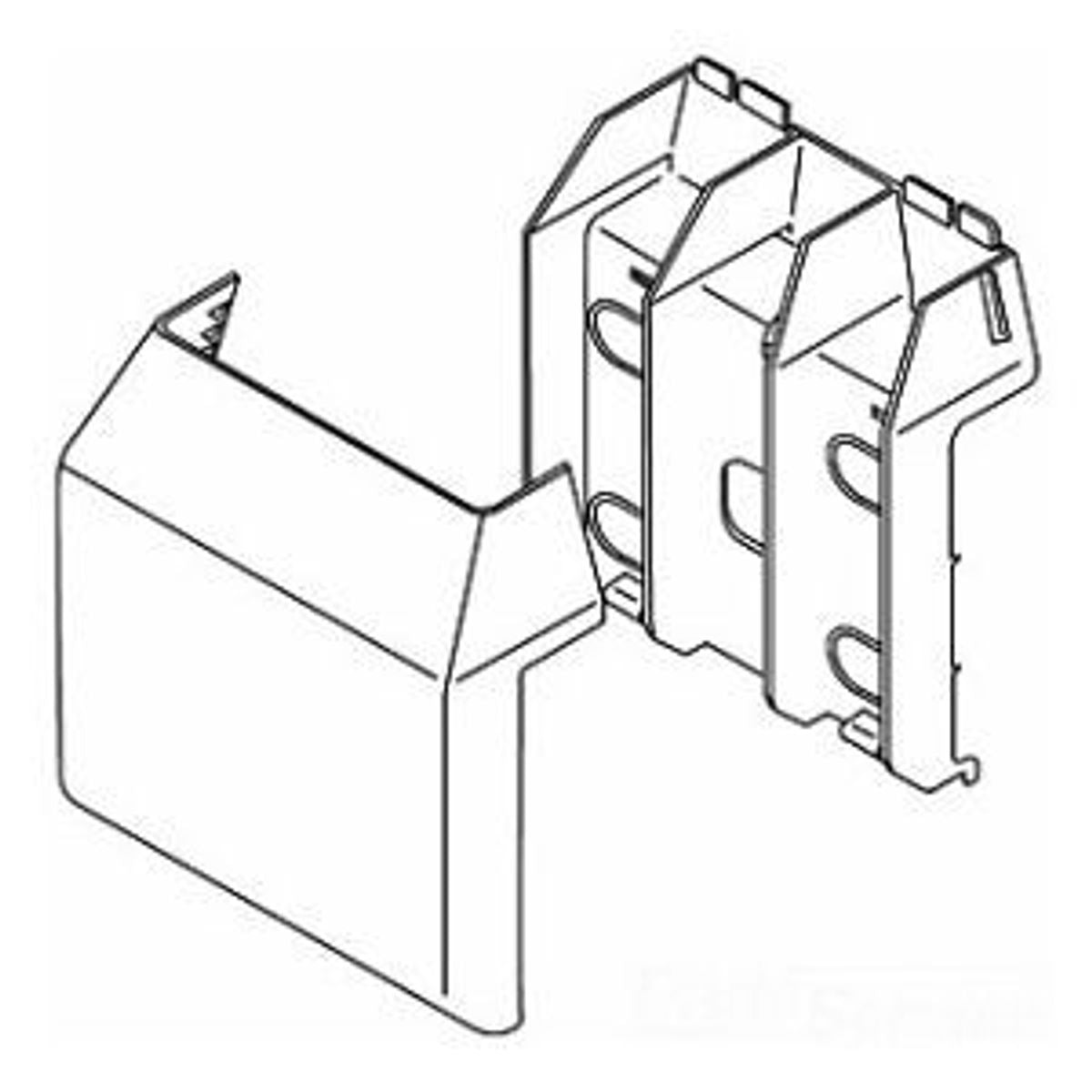 Legrand 5515 | Wiremold 5500 Series, Tee/Take Off Connector Fitting, Ivory