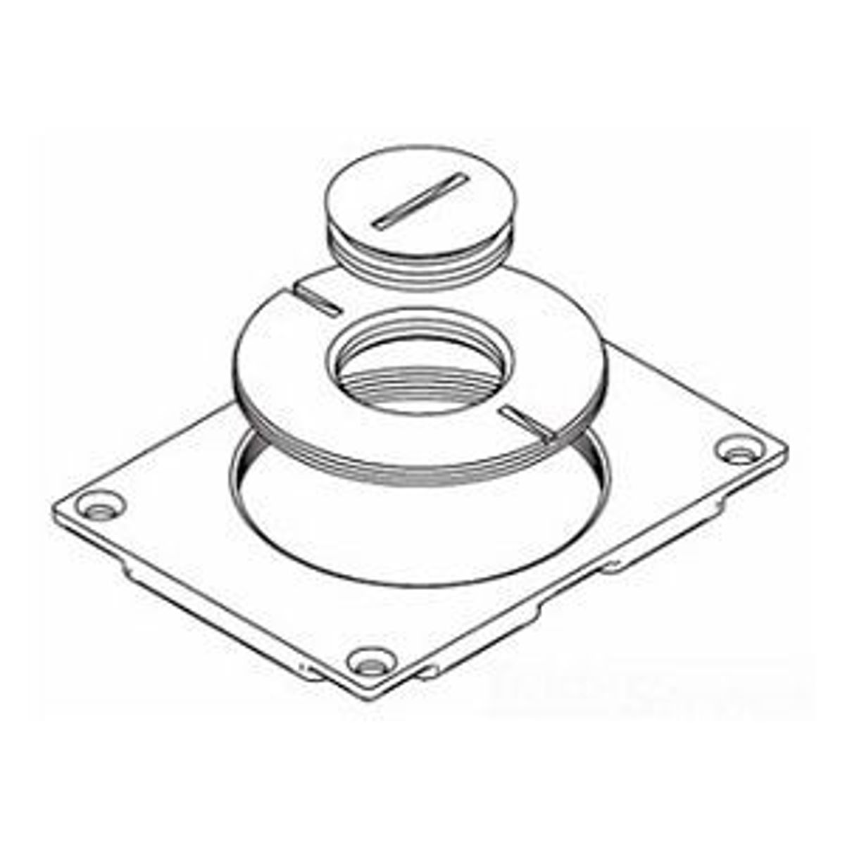 Legrand 829CK-1 | Brass data plate 1 plug