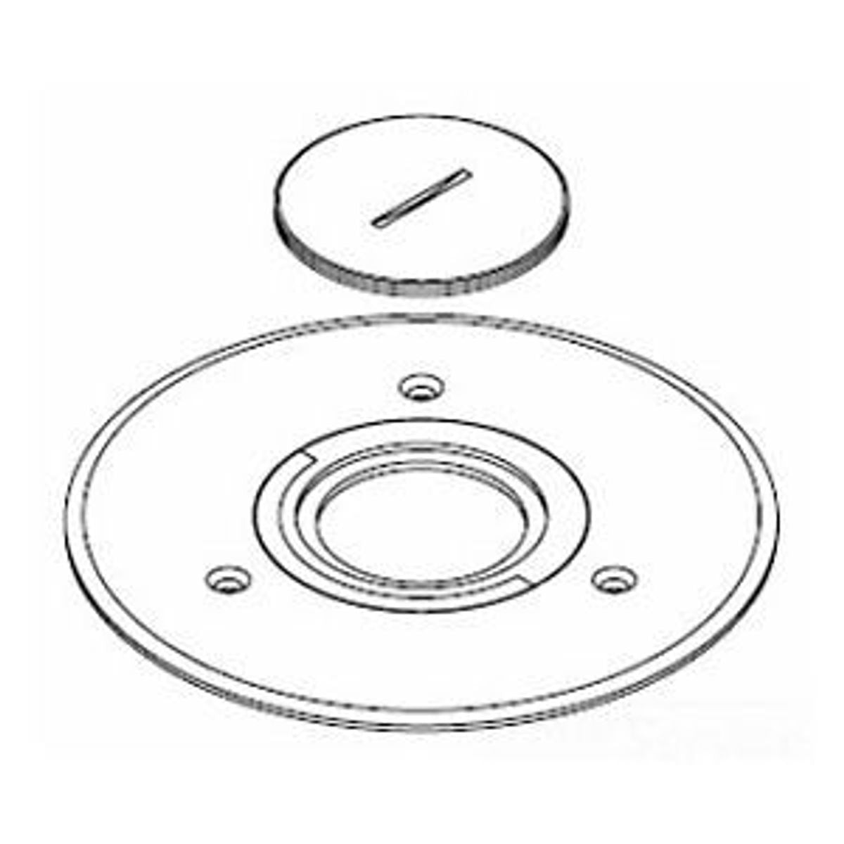 Legrand 896CK-1 | Brass cpt comb plate 1 plg