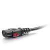 Legrand C2G 10361 | 10ft Locking C14 to C13 10A 250V Power Cord Black