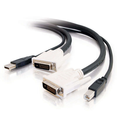 Legrand C2G 14177 | 6ft DVI Dual Link + USB 2.0 KVM Cable