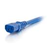 Legrand C2G 17558 | 8ft 14AWG Power Cord (IEC320C14 to IEC320C13) - Blue