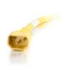 Legrand C2G 17550 | 5ft 14AWG Power Cord (IEC320C14 to IEC320C13) - Yellow
