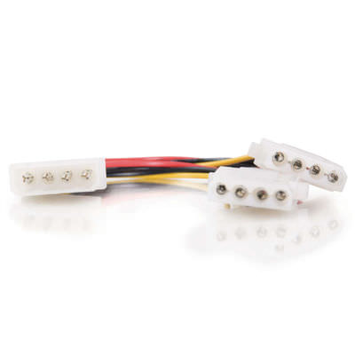 Legrand C2G 20413 | 14in One 5.25in to Two 5.25in Internal Power Y-Cable