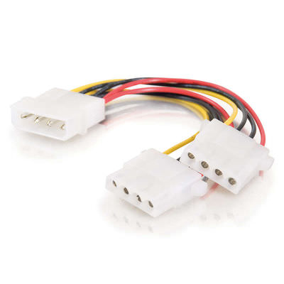 Legrand C2G 20413 | 14in One 5.25in to Two 5.25in Internal Power Y-Cable