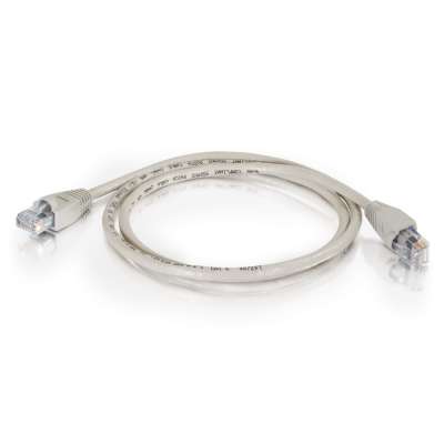 Legrand C2G 22835 | 20ft Cat5e Snagless UTP Unshielded Ethernet Network Patch Cable (USA-Made & TAA Compliant) - Gray