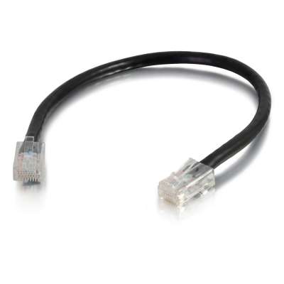 Legrand C2G 24395 | 50ft Cat5e Non-Booted Unshielded (UTP) Ethernet Network Patch Cable - Black