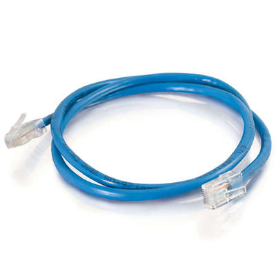 Legrand C2G 24491 | 3ft Cat5e Non-Booted Unshielded (UTP) Network Crossover Patch Cable - Blue