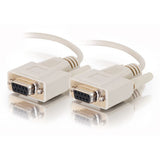 Legrand C2G 25217 | 3ft DB9 F/F Serial RS232 Cable - Beige