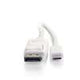 Legrand C2G 26880 | 6ft USB-C to Display Port Adapter Cable - 4K 30Hz - White