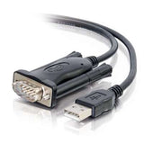 Legrand C2G 26887 | 5ft USB to DB9 Male Serial RS232 Adapter Cable