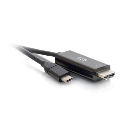 Legrand C2G 26889 | 6ft (1.8m) USB-C to HDMI Audio/Video Adapter Cable - 4K 60Hz