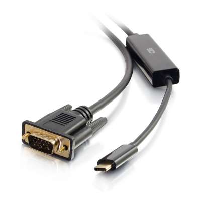 Legrand C2G 26893 | 15ft (4.6m) USB-C to VGA Video Adapter Cable