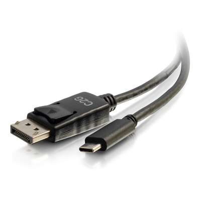 Legrand C2G 26899 | 1ft (0.3m) USB-C to Display Port Adapter Cable 4K 30Hz - Black