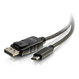 Legrand C2G 26899 | 1ft (0.3m) USB-C to Display Port Adapter Cable 4K 30Hz - Black