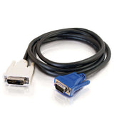 Legrand C2G 25823 | 5m DVI Male to HD15 VGA Male Video Cable (16.4ft)
