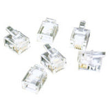Legrand C2G 27556 | RJ11 6x4 Modular Plug for Flat Stranded Cable Multipack (10 pack)