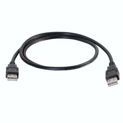 Legrand C2G 28105 | 1m USB 2.0 A Male to A Male Cable - Black (3.3ft)