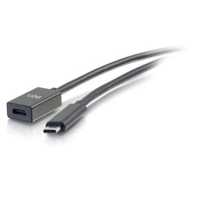 Legrand C2G 28656 | 3ft USB-C Male to USB-C Female Extension Cable - USB 3.2 Gen 1 (5Gbps)