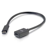 Legrand C2G 28657 | 1ft USB-C Male to USB-C Female Extension Cable - USB 3.2 Gen 2 (10Gbps)