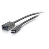 Legrand C2G 28657 | 1ft USB-C Male to USB-C Female Extension Cable - USB 3.2 Gen 2 (10Gbps)