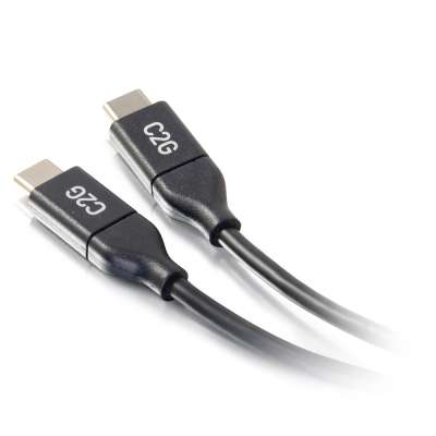 Legrand C2G 28827 | 3ft USB-C to C 2.0 Male to Male Cable (5A)