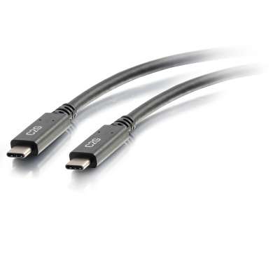 Legrand C2G 28830 | 3ft USB-C Male to USB-C Male Cable (3A) - USB 3.2 Gen 1 (5Gbps)
