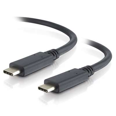Legrand C2G 28848 | 3.3ft (1m) USB-C Male to USB-C Male Cable (20V 5A) - USB 3.2 Gen 2 (10Gbps)