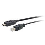 Legrand C2G 28861 | 12ft USB 2.0 USB-C to USB-B Cable M/M - Black