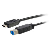 Legrand C2G 28867 | 10ft USB-C Male to USB-B Male Cable - USB 3.2 Gen 1 (5Gbps) - Black