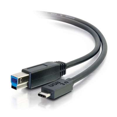 Legrand C2G 28865 | 3ft USB-C Male to USB-B Male Cable - USB 3.2 Gen 1 (5Gbps) - Black