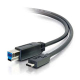 Legrand C2G 28867 | 10ft USB-C Male to USB-B Male Cable - USB 3.2 Gen 1 (5Gbps) - Black