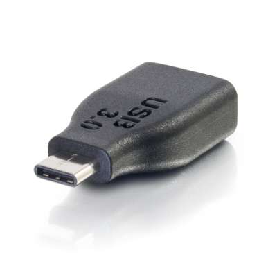 Legrand C2G 28868 | USB 3.0 (USB 3.1 Gen 1) USB-C to USB-A Adapter Converter M/F - Black