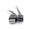 Legrand C2G 28870 | 3ft USB 2.0 USB-C to USB-A Cable M/M - Black