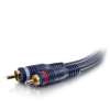Legrand C2G 29122 | 6in Velocity Two RCA Stereo Male to One RCA Mono Female Y-Cable