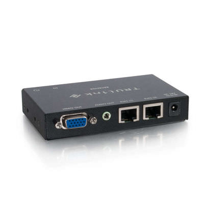 Legrand C2G 29368 | VGA + Stereo Audio over Cat5 Extender Box Receiver (TAA Compliant)