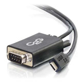 Legrand C2G 29470 | 3ft USB 2.0 USB-C to DB9 Serial RS232 Adapter Cable