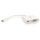 Legrand C2G 29534 | USB-C to VGA Video Multiport Adapter with Power Delivery up to 60W - White